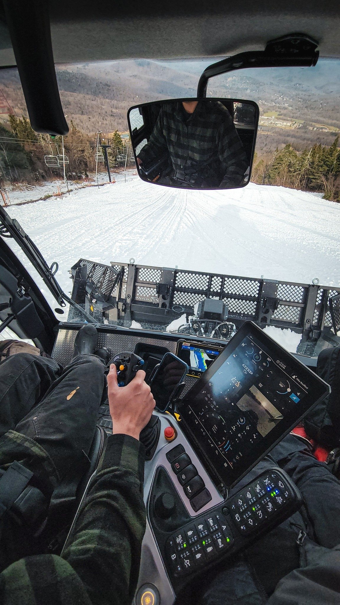 Prinoth Schneehöhenmessung bei Weltcups