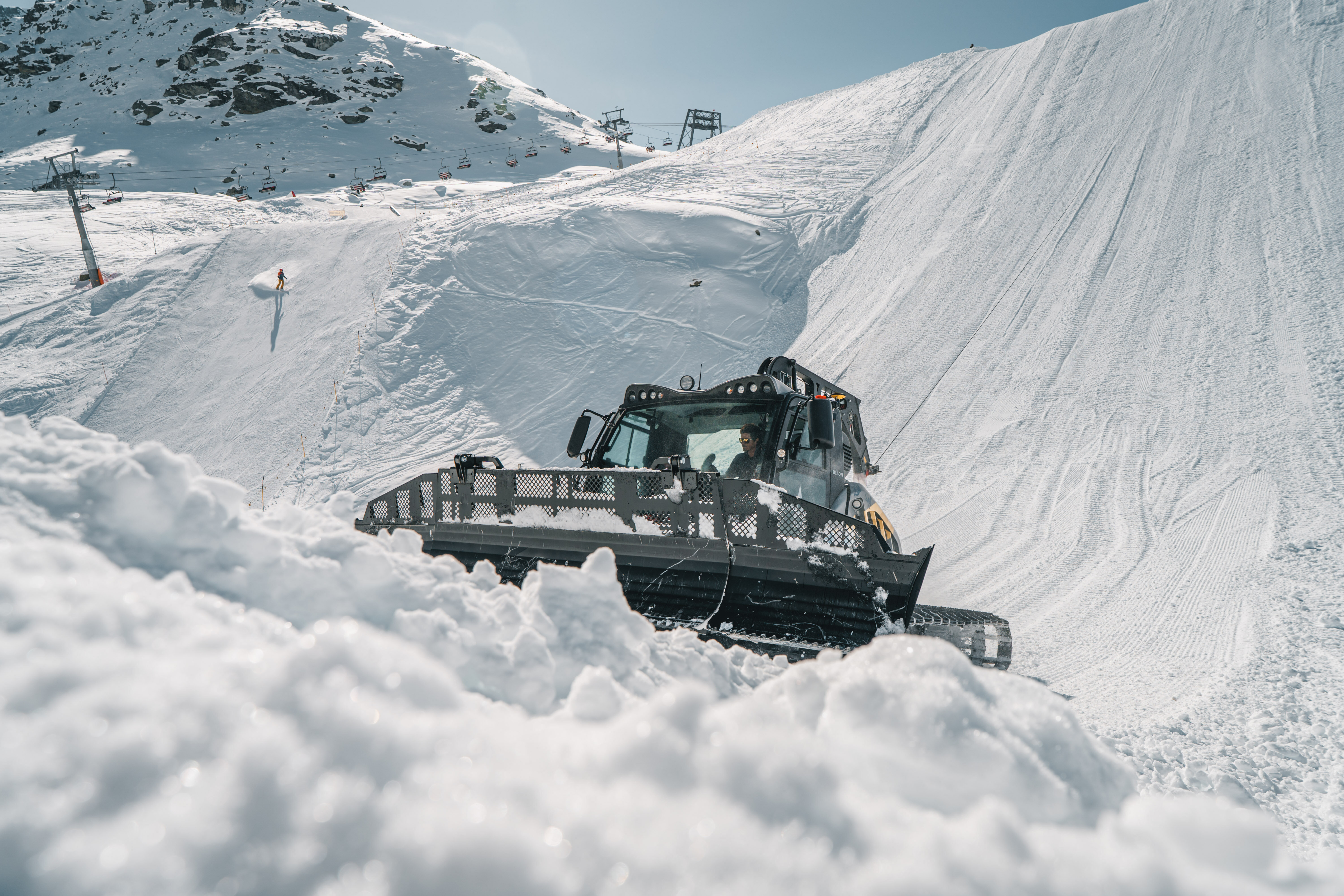 Dietro lo Snowpark Perfetto – Prinoth al Corvatsch Highlight 2025