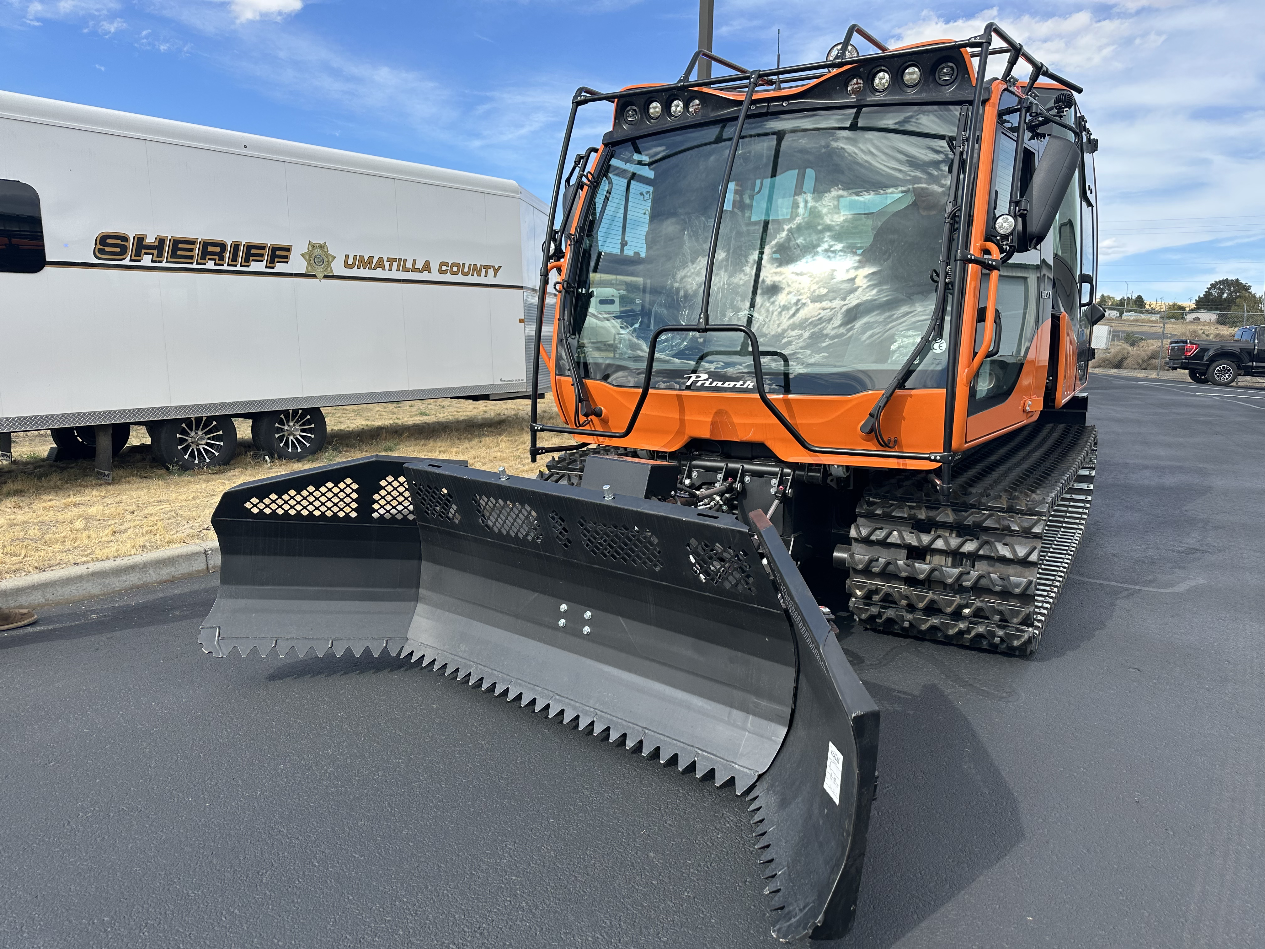 Husky con cabina di trasporto in missione di soccorso